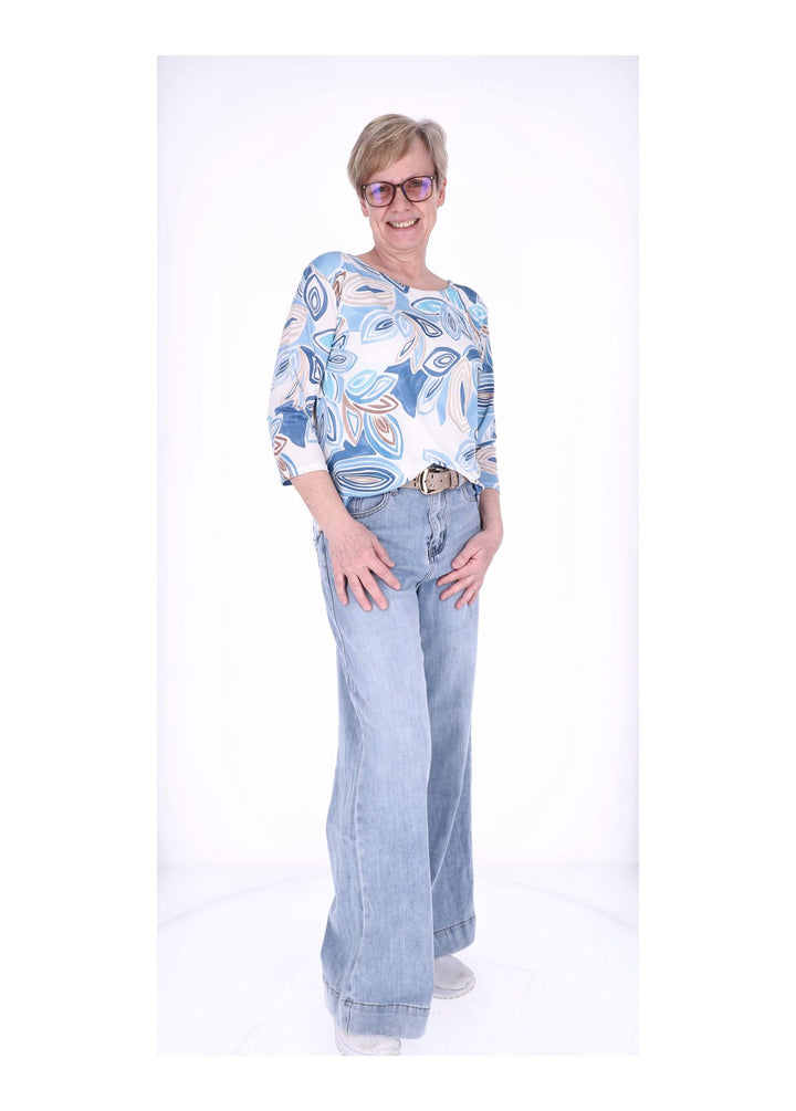 Shirt Damen 3/4 Arm AOP