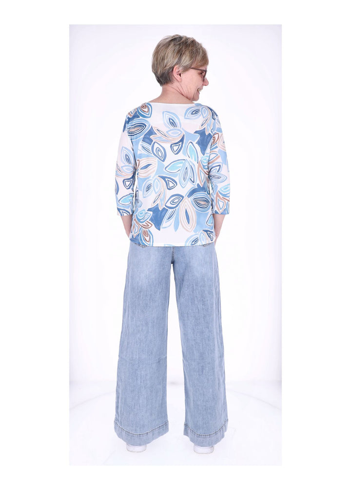 Shirt Damen 3/4 Arm AOP