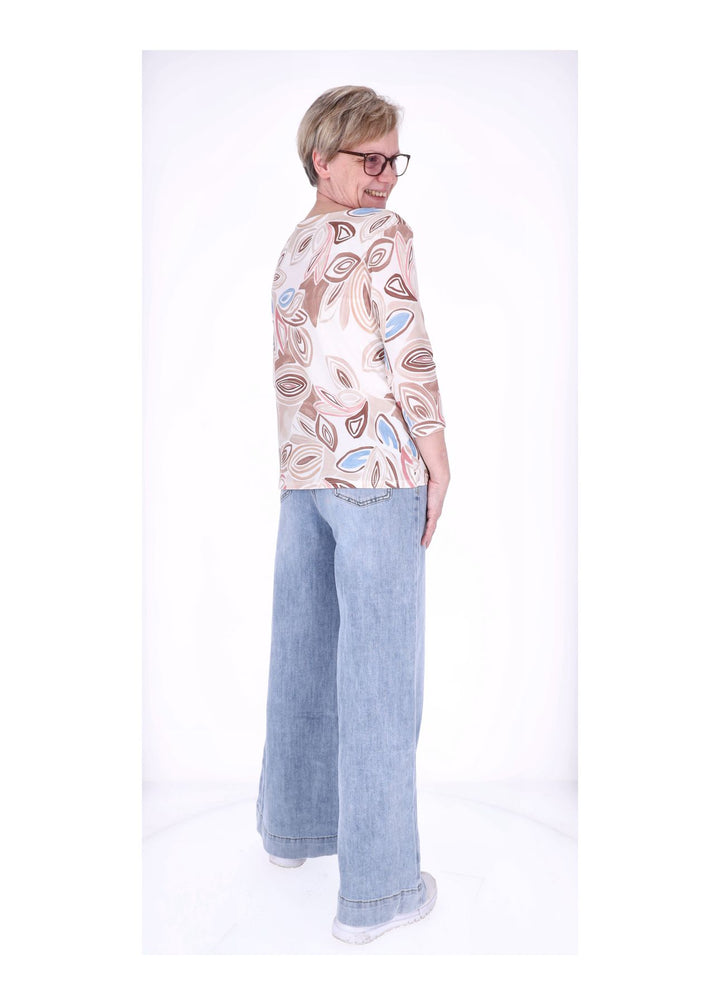 Shirt Damen 3/4 Arm AOP