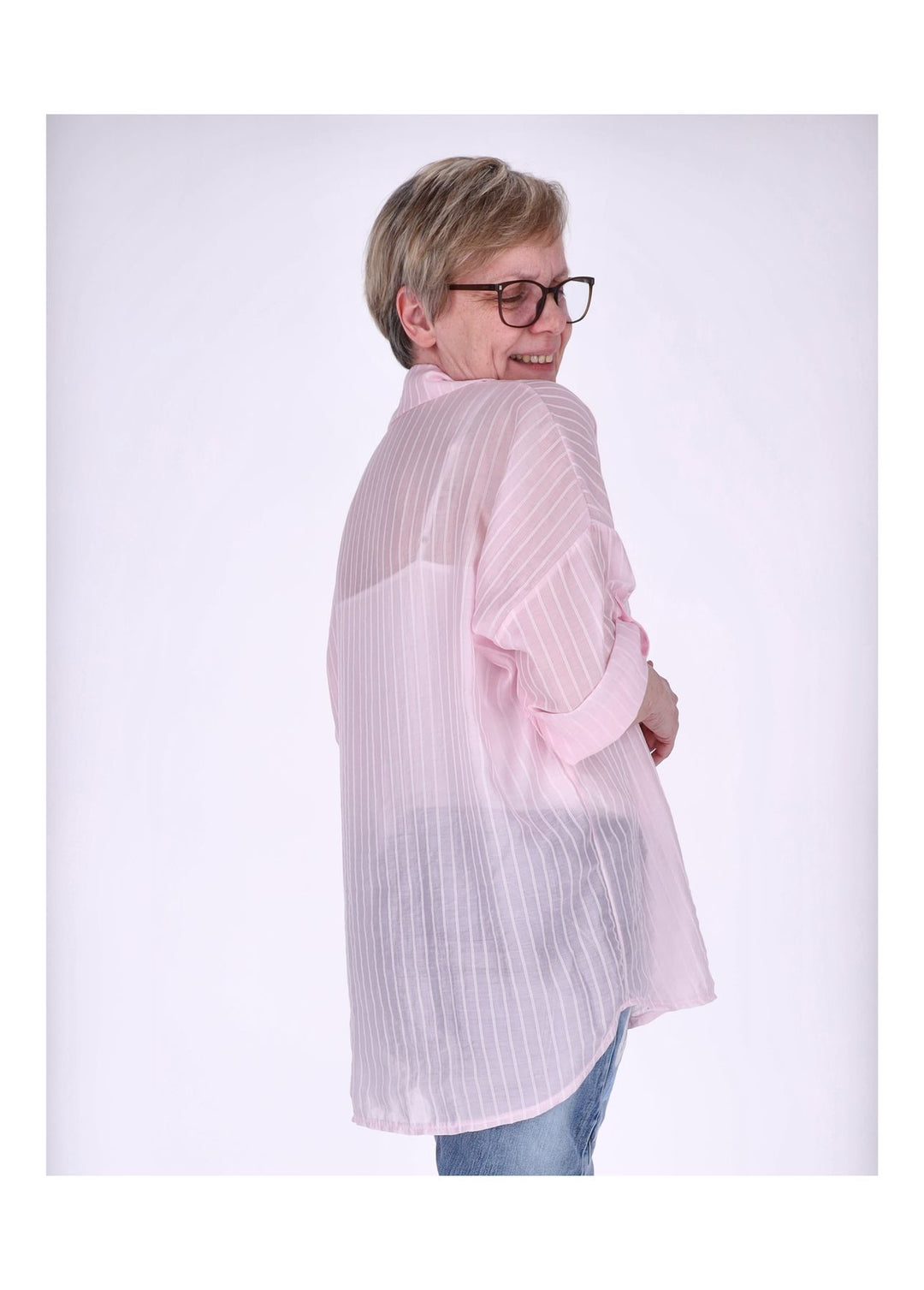 Bluse Damen Nadelstreifen