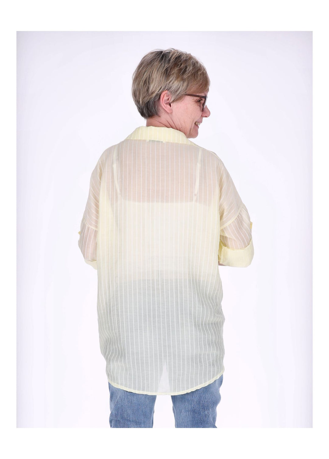 Bluse Damen Nadelstreifen