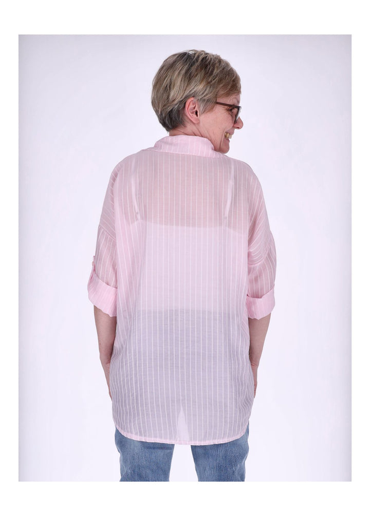 Bluse Damen Nadelstreifen