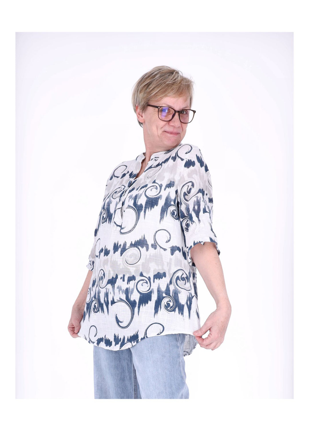 Splash of Color Blusenshirt Damen