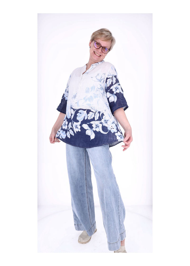 Splash of Color Blusenshirt Damen