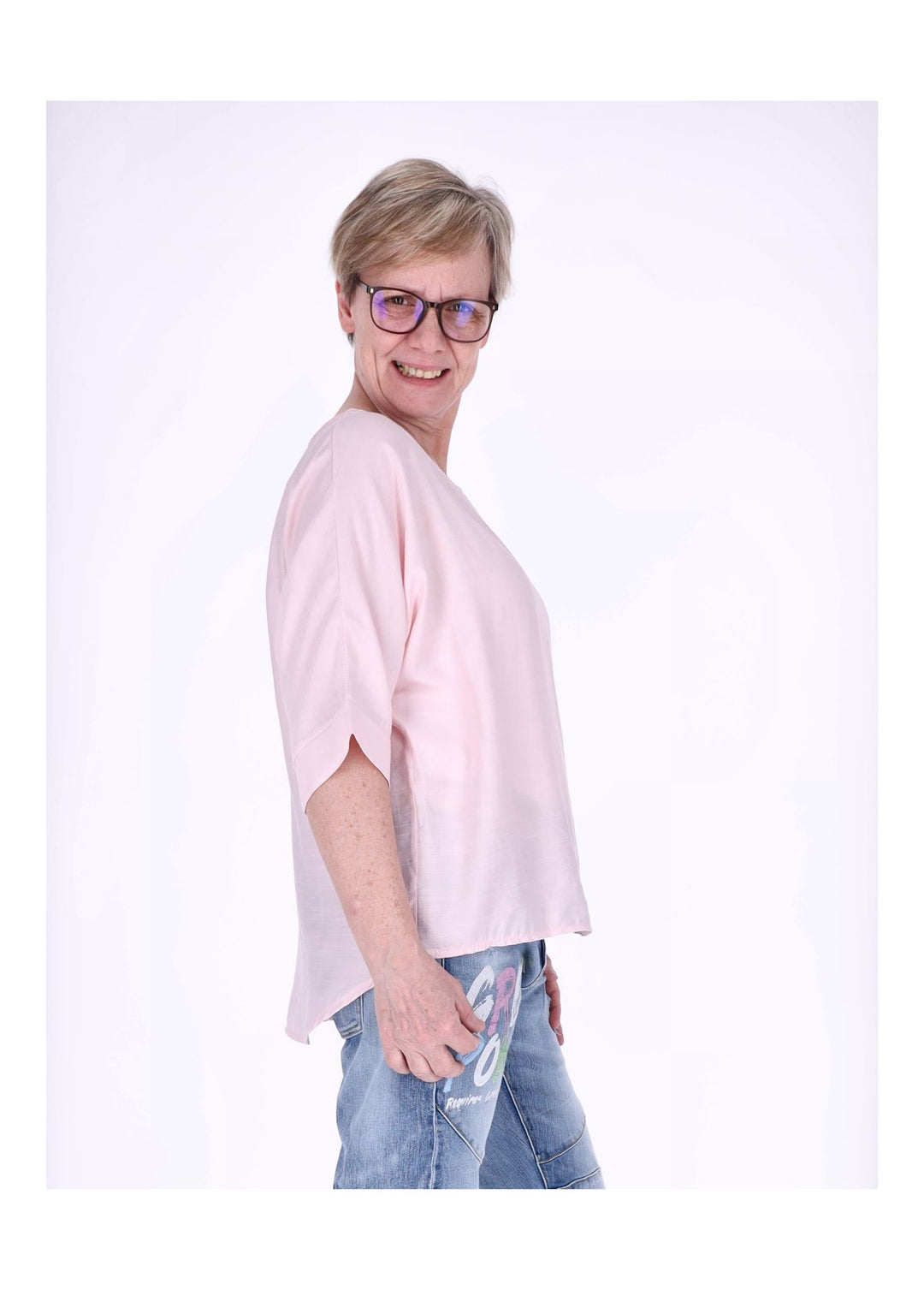 Splash of Color Raglan Oversized T-Shirt