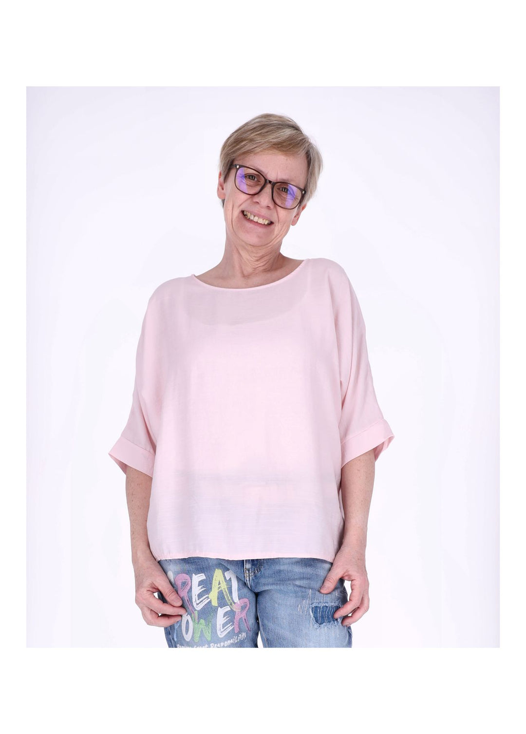 Splash of Color Raglan Oversized T-Shirt