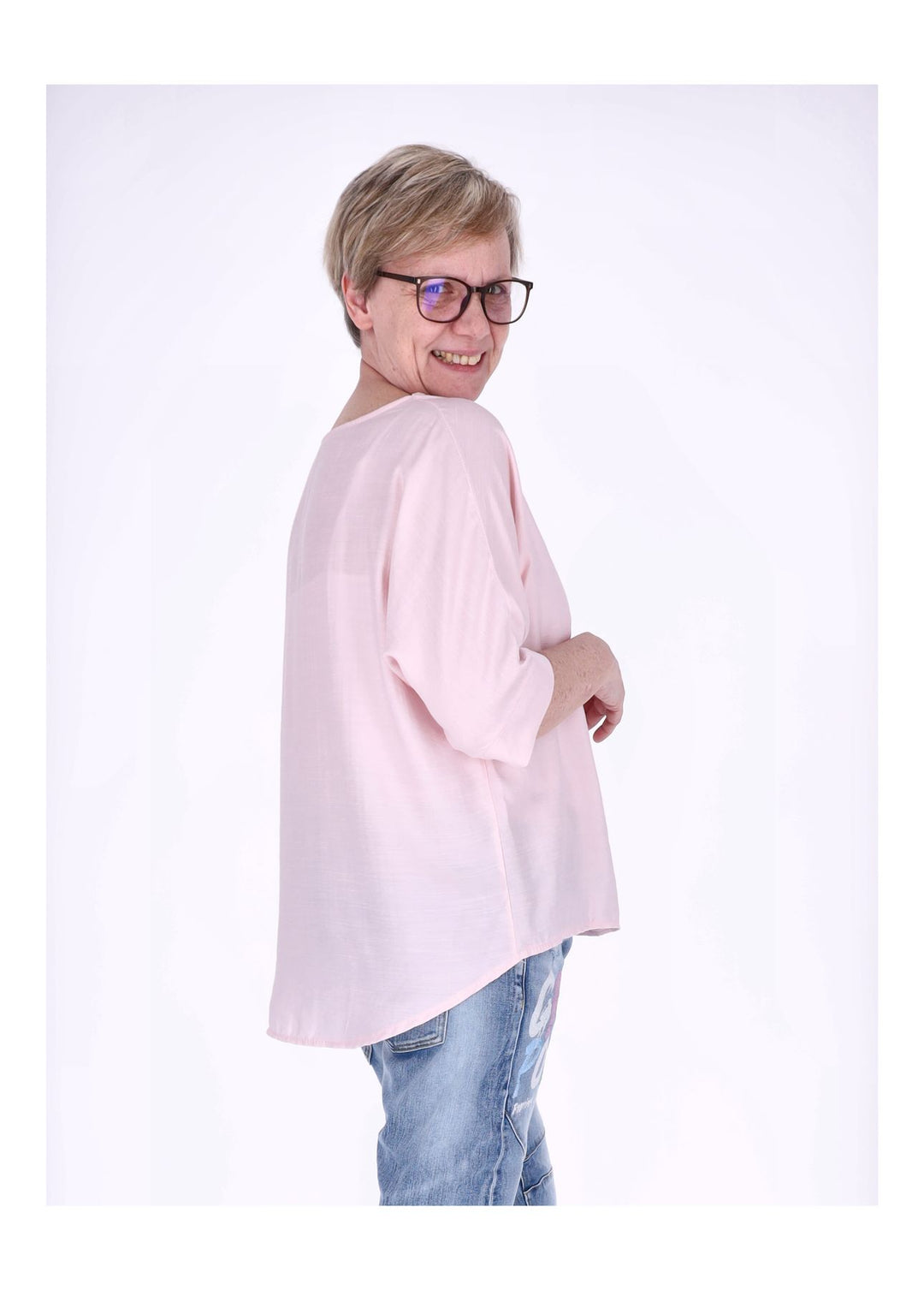 Splash of Color Raglan Oversized T-Shirt