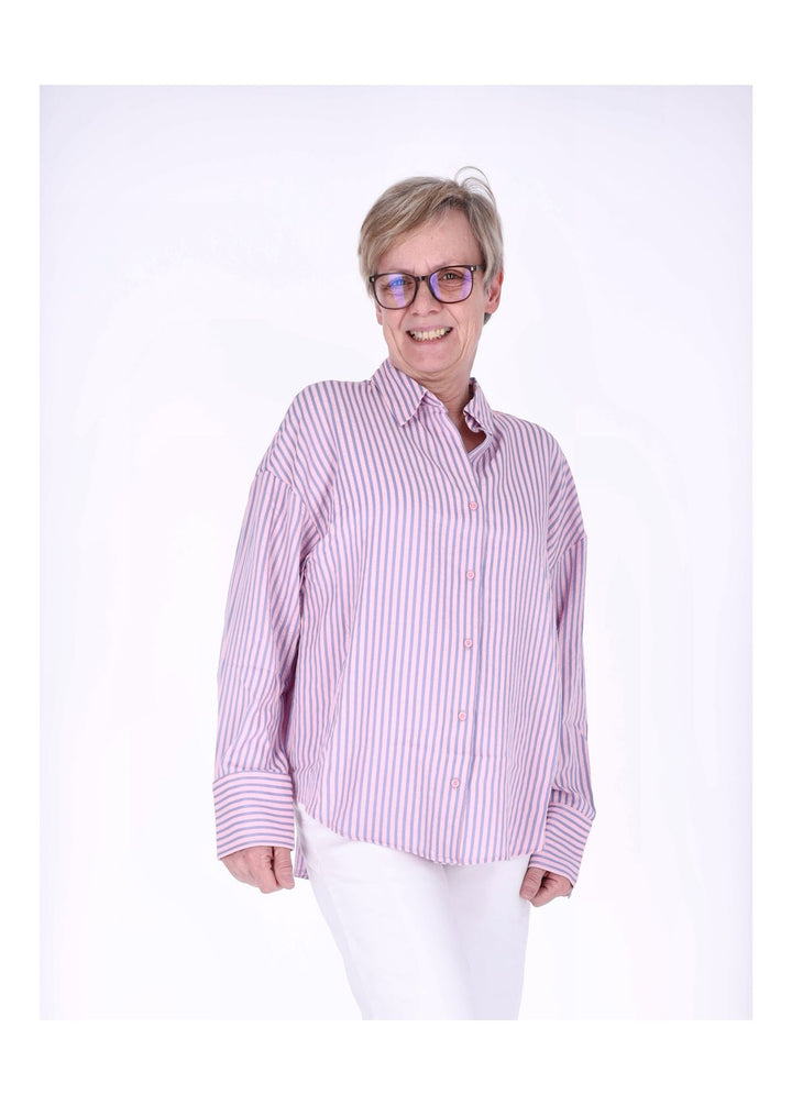 ONLOREGON BARI L/S STRIPE SHIRT WVN