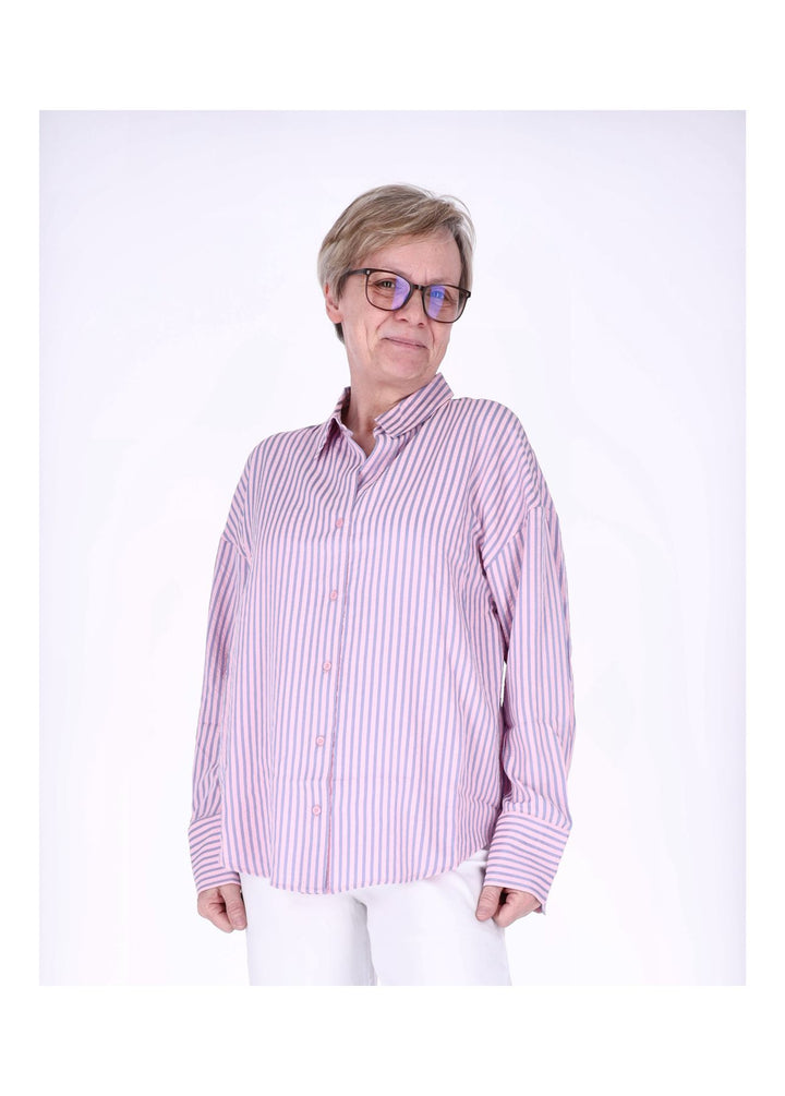 ONLOREGON BARI L/S STRIPE SHIRT WVN