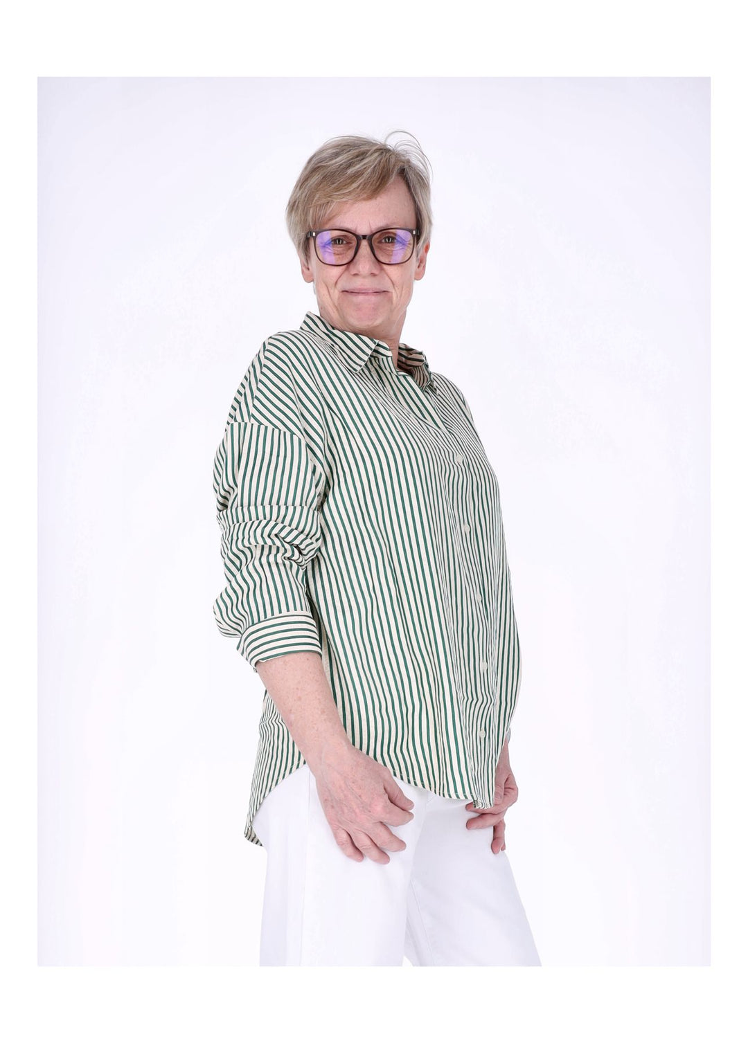 ONLOREGON BARI L/S STRIPE SHIRT WVN