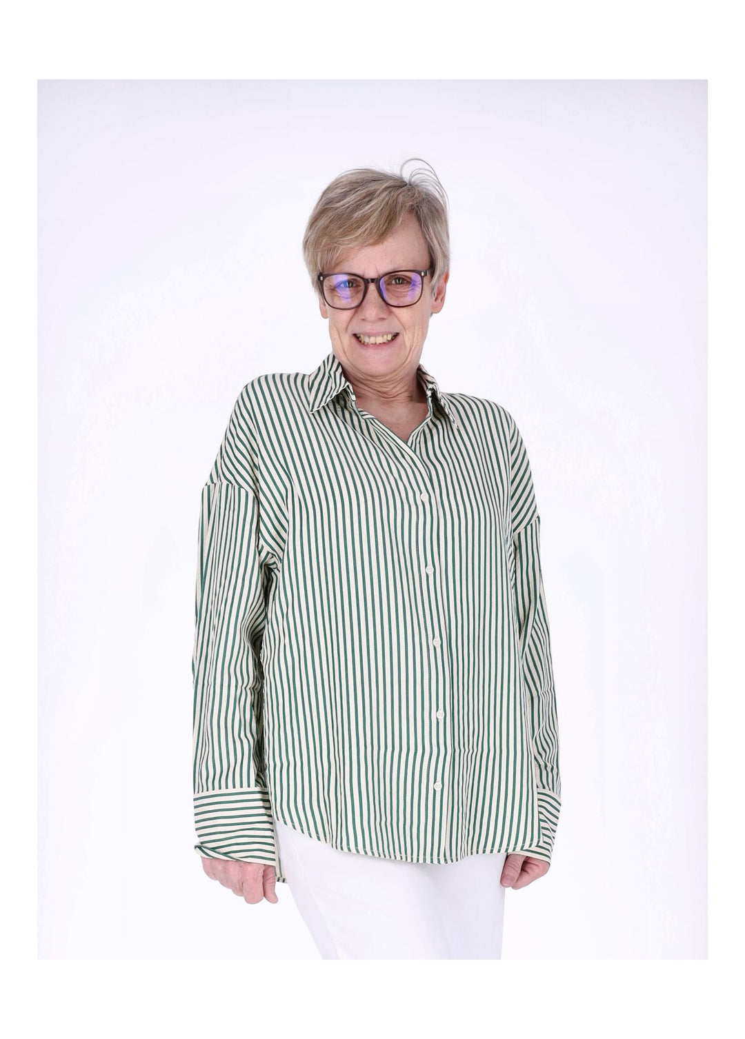 ONLOREGON BARI L/S STRIPE SHIRT WVN