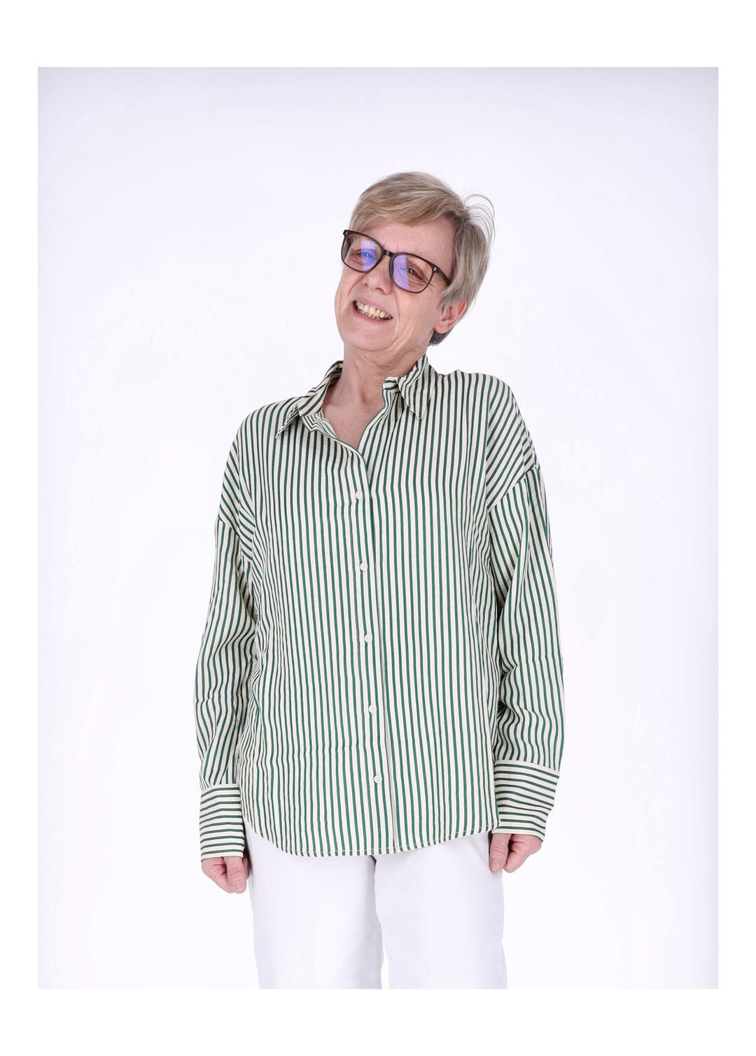 ONLOREGON BARI L/S STRIPE SHIRT WVN