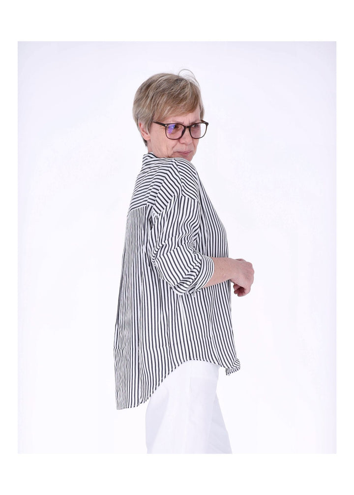 ONLOREGON BARI L/S STRIPE SHIRT WVN