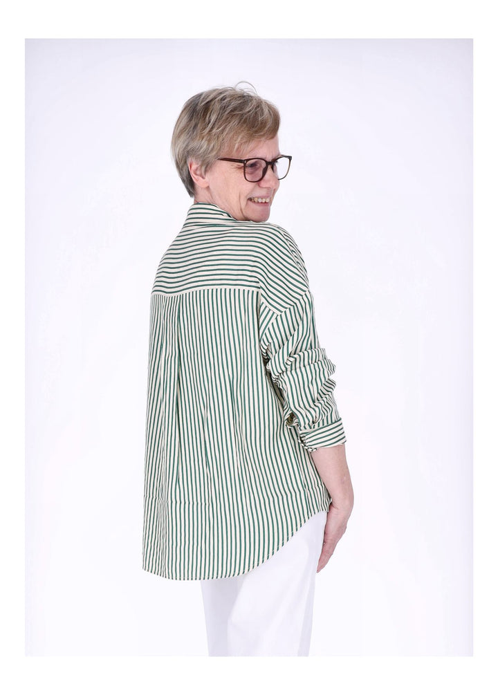 ONLOREGON BARI L/S STRIPE SHIRT WVN