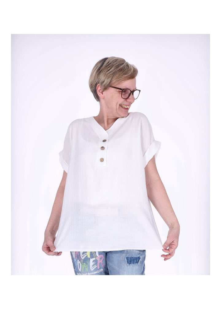Splash of Color Damen T-Shirt V-Ausschnitt