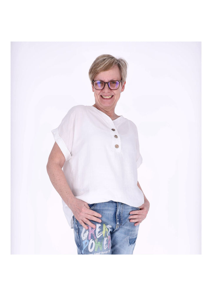 Splash of Color Damen T-Shirt V-Ausschnitt