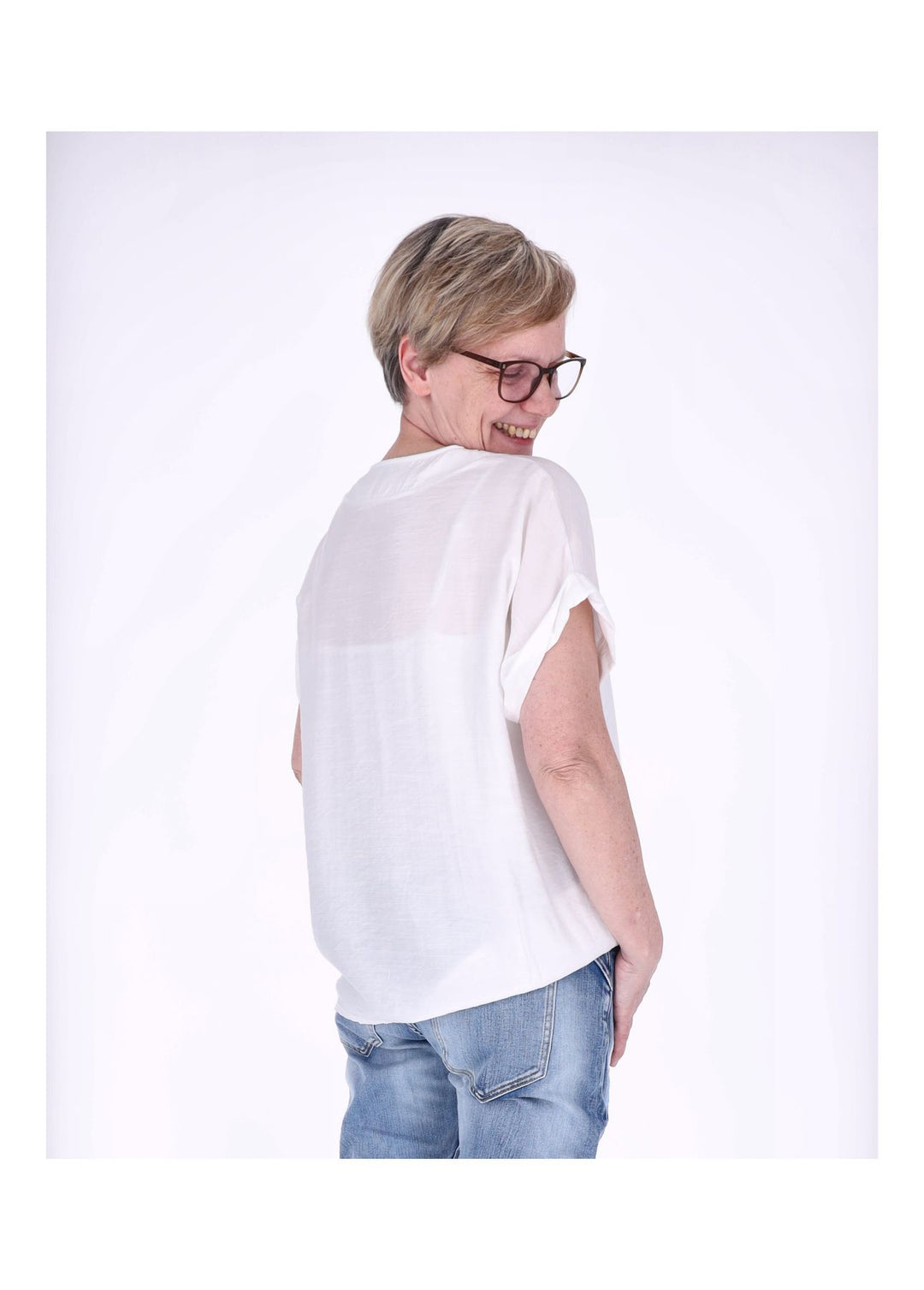Splash of Color Damen T-Shirt V-Ausschnitt