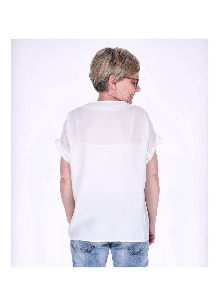 Splash of Color Damen T-Shirt V-Ausschnitt