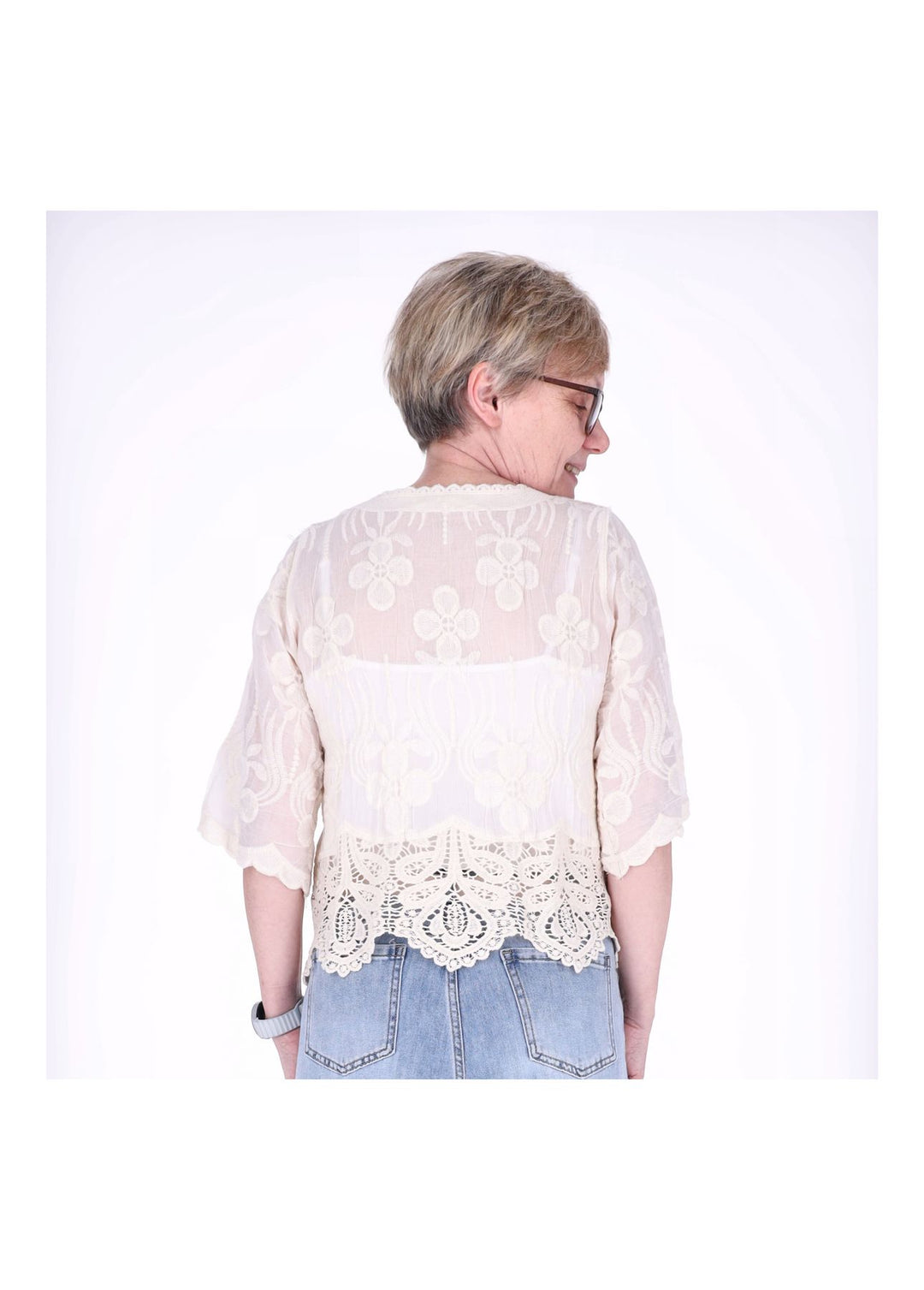 Splash of Color Strickjacke Damen BOHO