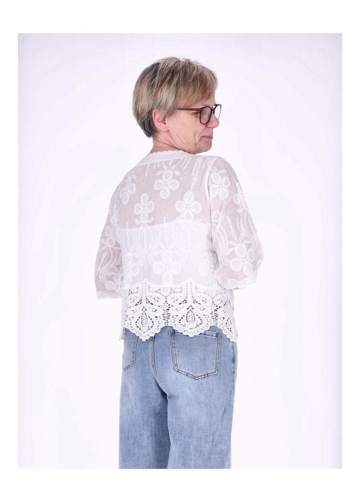 Strickjacke Damen BOHO 3/4 Arm