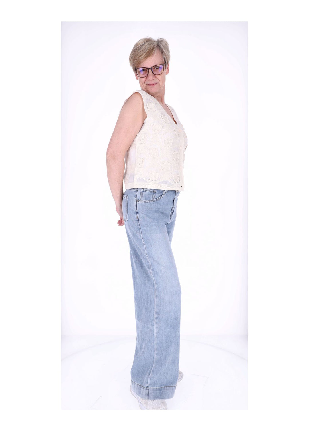 Splash of Color Damen Weste BOHO