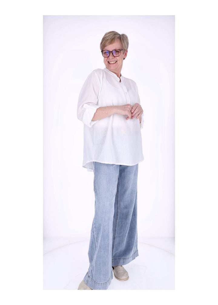 Splash of Color Blusenshirt Damen Viskose