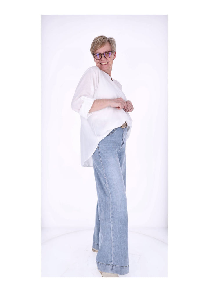 Splash of Color Blusenshirt Damen Viskose