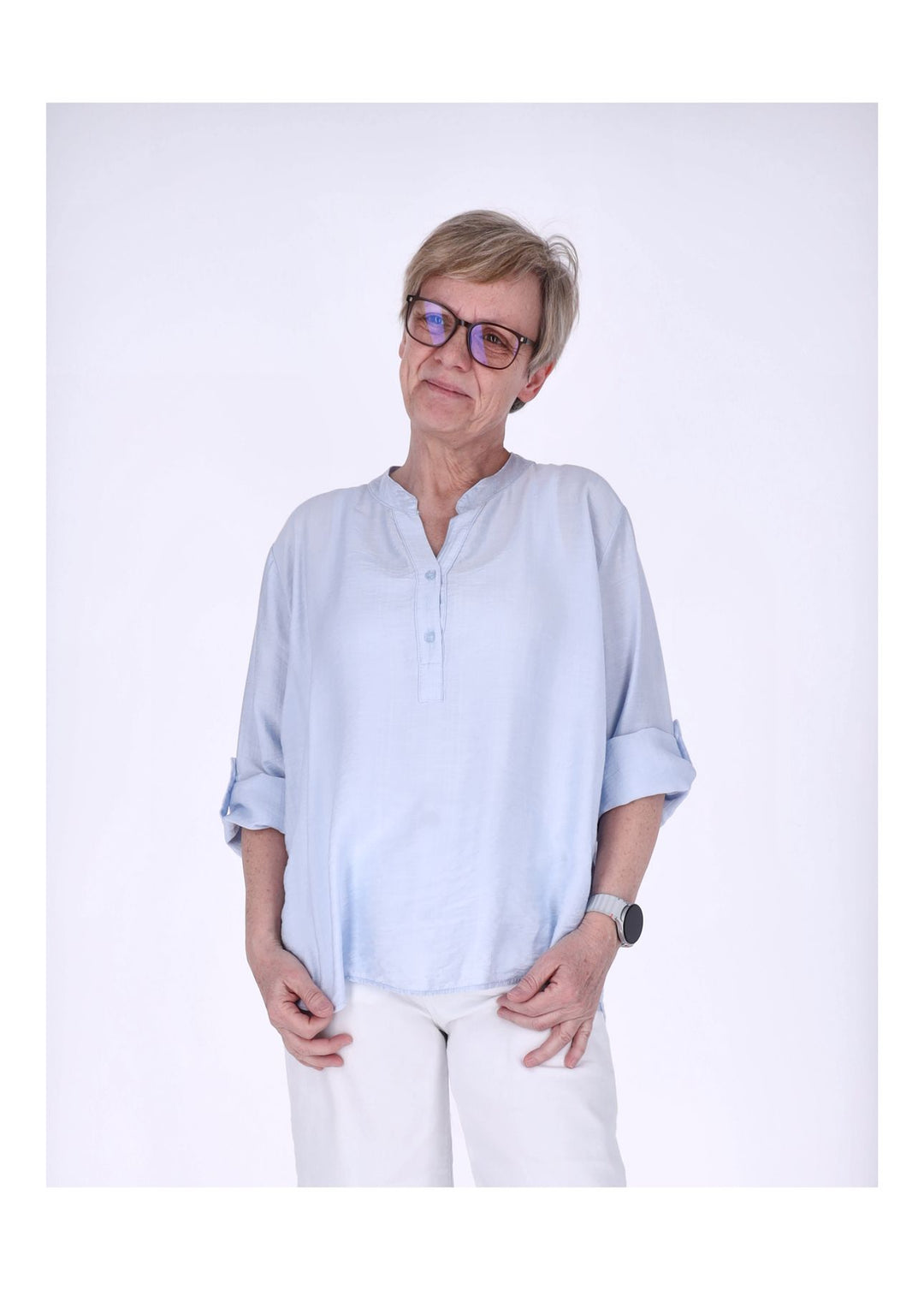 Splash of Color Blusenshirt Damen Viskose