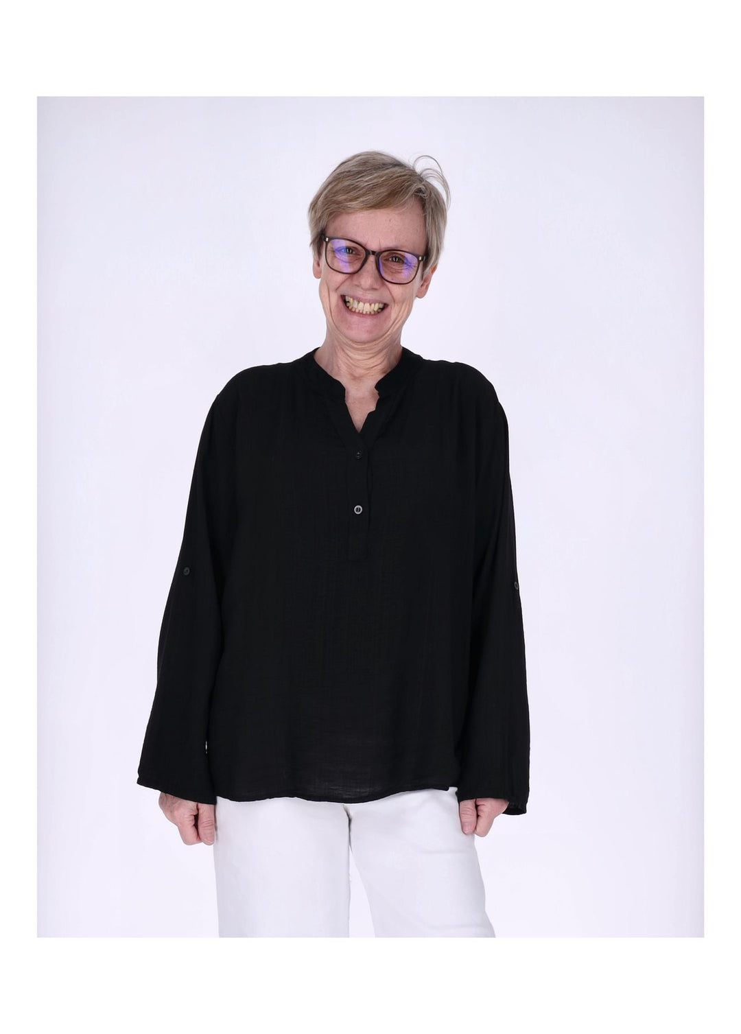Splash of Color Blusenshirt Damen Viskose