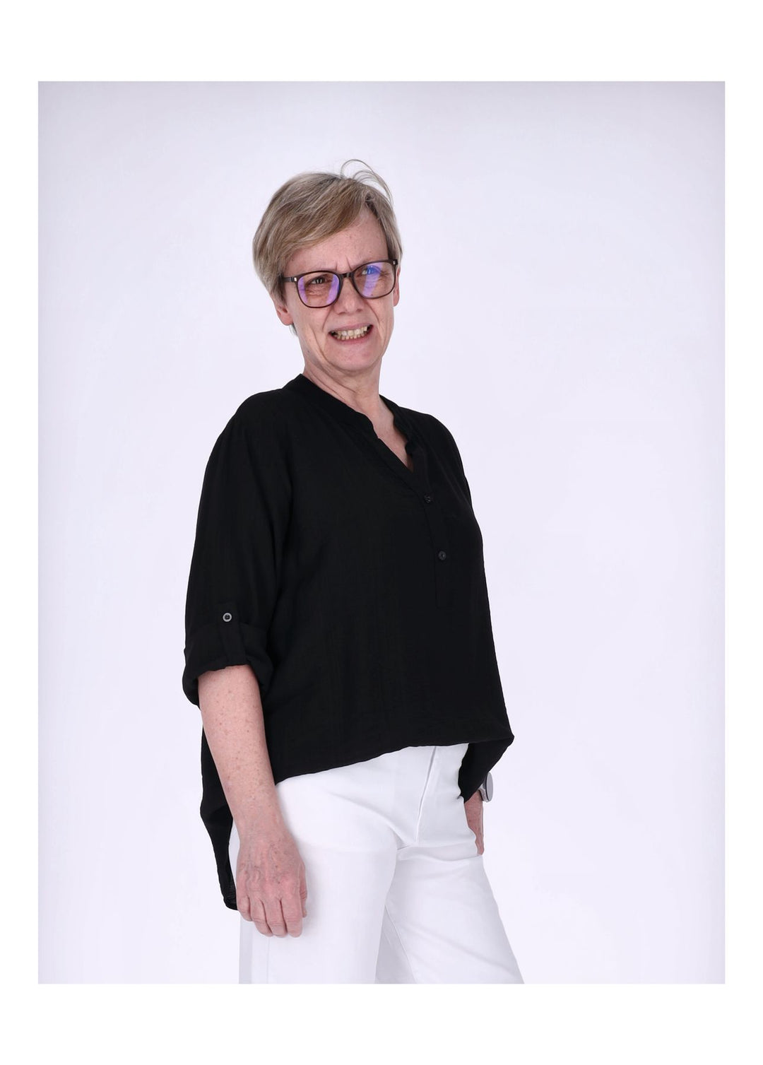Splash of Color Blusenshirt Damen Viskose