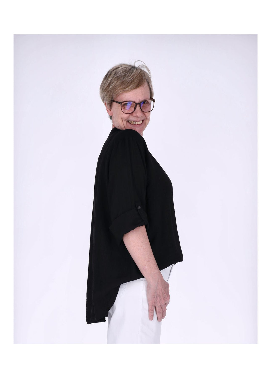 Splash of Color Blusenshirt Damen Viskose