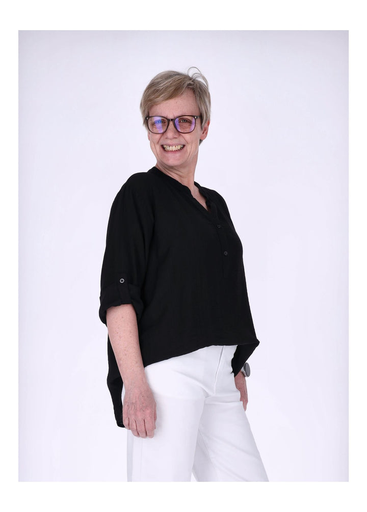 Splash of Color Blusenshirt Damen Viskose