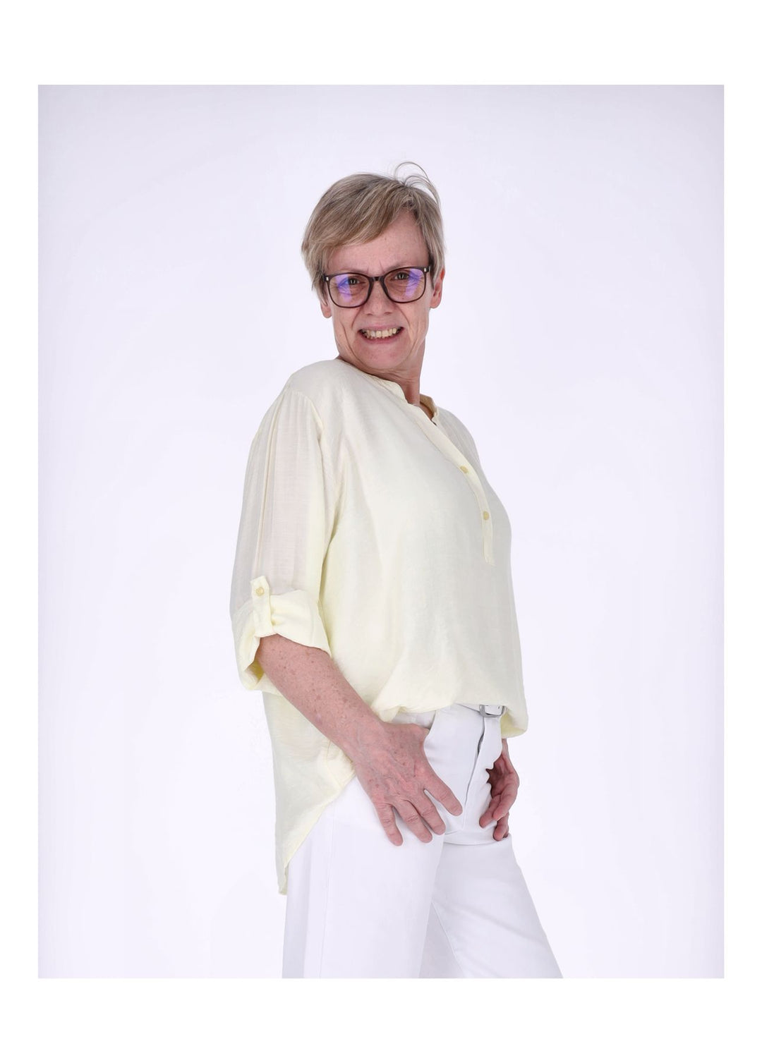 Splash of Color Blusenshirt Damen Viskose