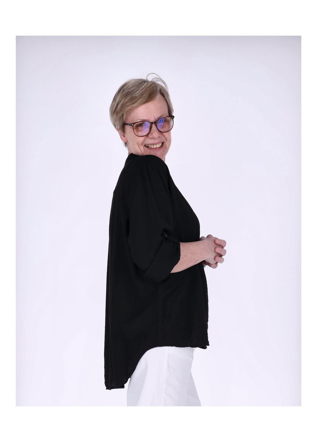 Splash of Color Blusenshirt Damen Viskose