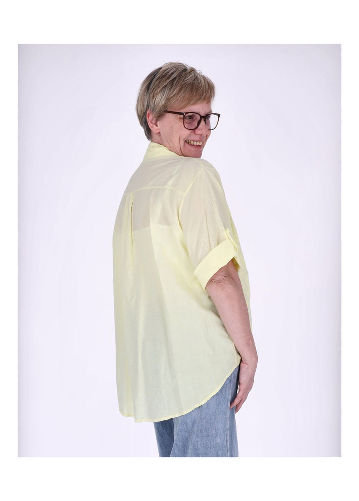 Bluse Damen 1/2 Arm BW Stickerei