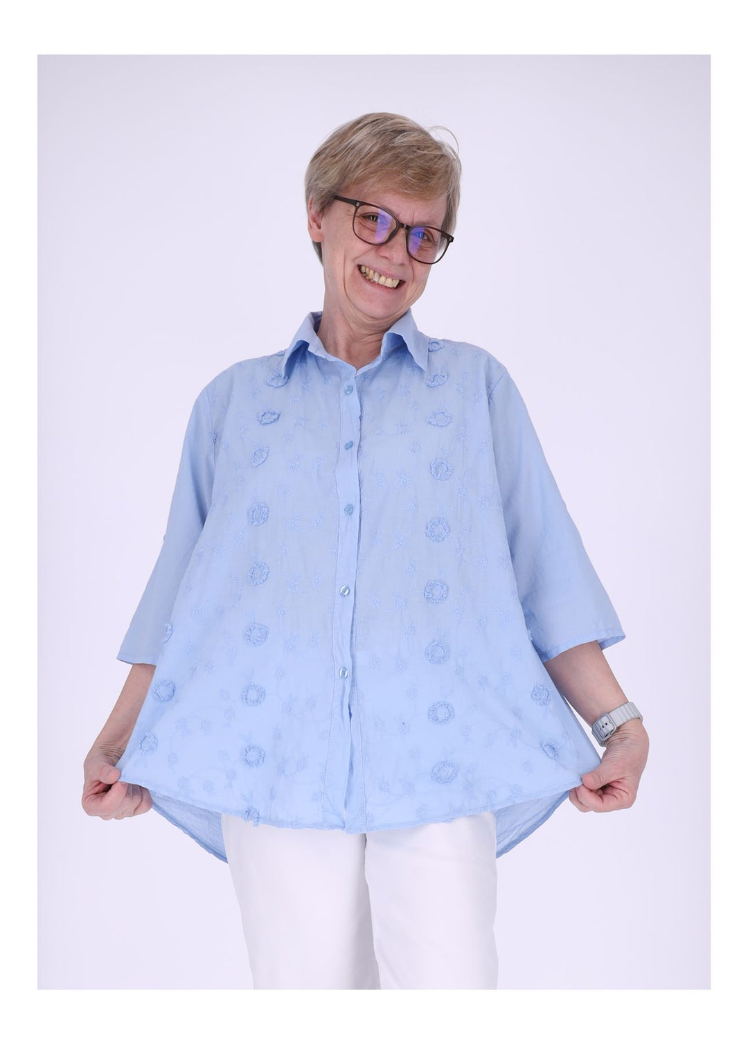 Splash of Color Blusenshirt Damen