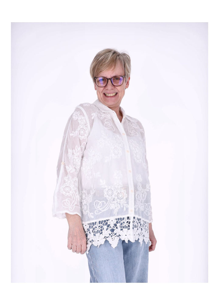 Bluse Damen BOHO 1/1 Arm