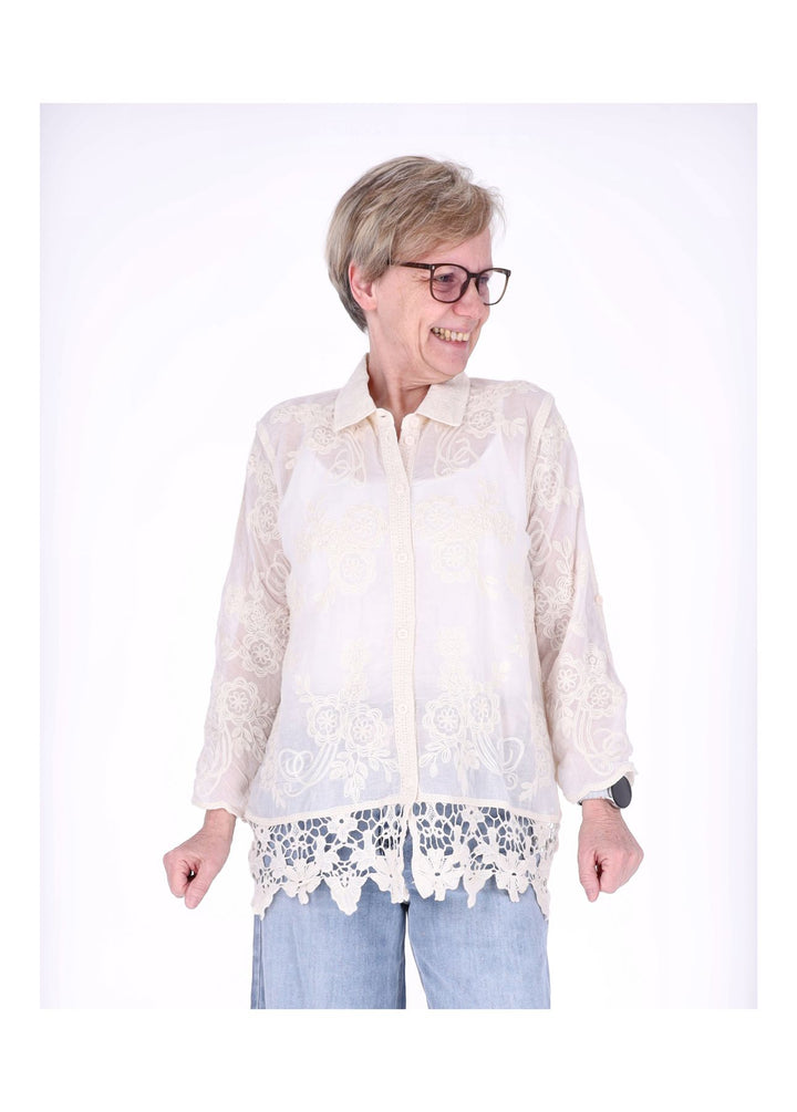 Bluse Damen BOHO 1/1 Arm