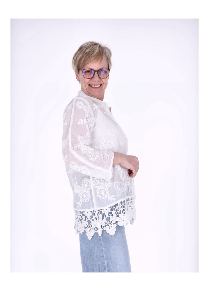 Bluse Damen BOHO 1/1 Arm