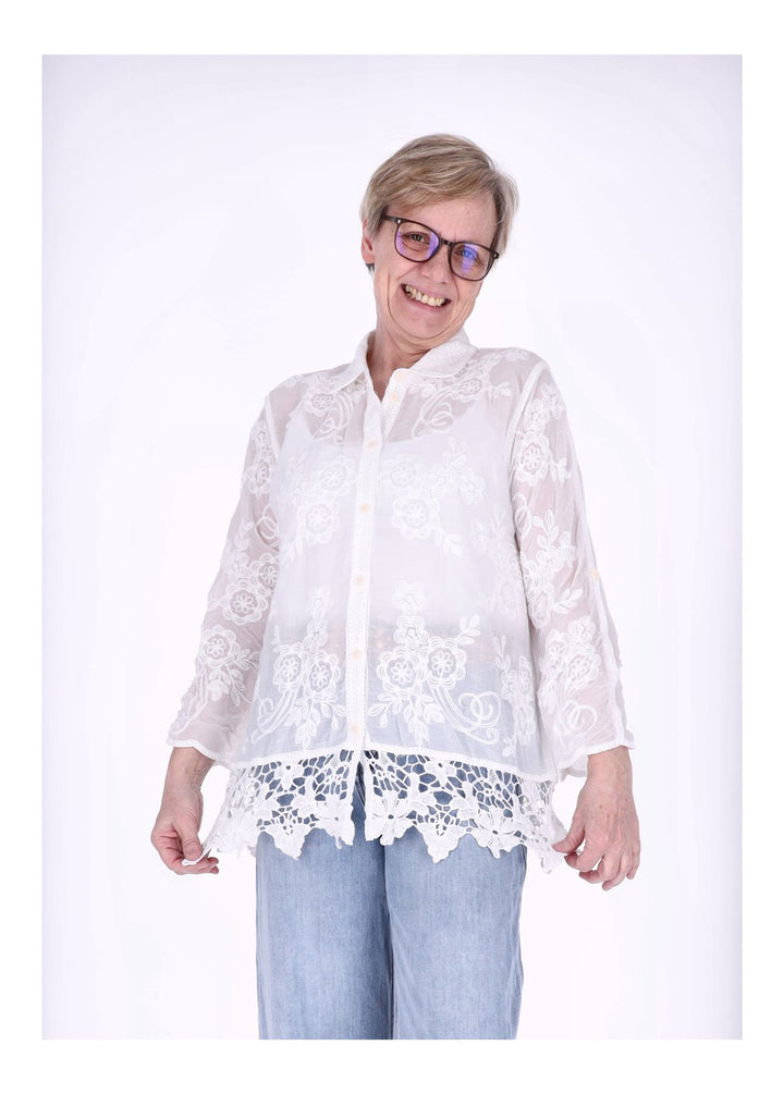 Bluse Damen BOHO 1/1 Arm