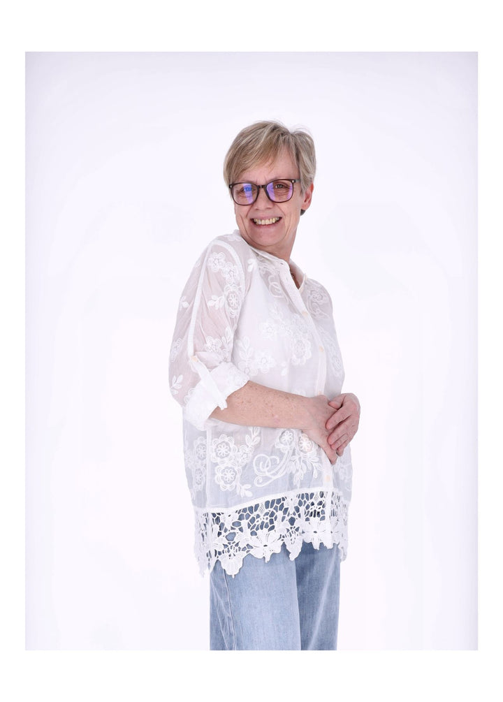 Bluse Damen BOHO 1/1 Arm