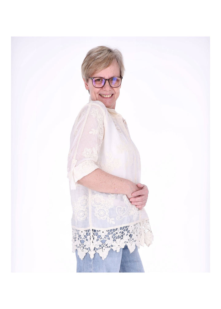 Bluse Damen BOHO 1/1 Arm