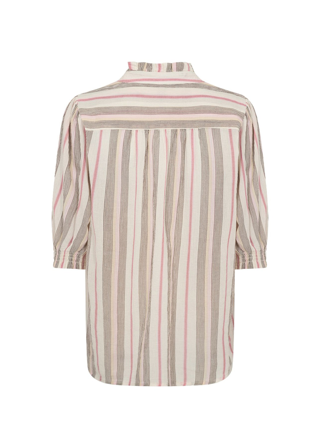 Bluse Damen Halbarm Rüschen