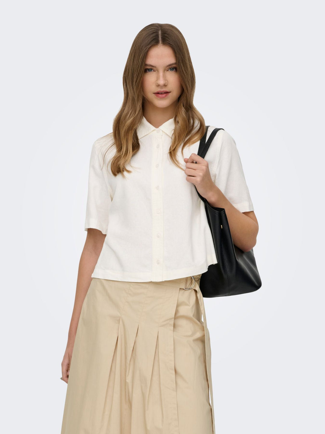 ONLGOA S/S LINEN BL SHIRT CC PNT