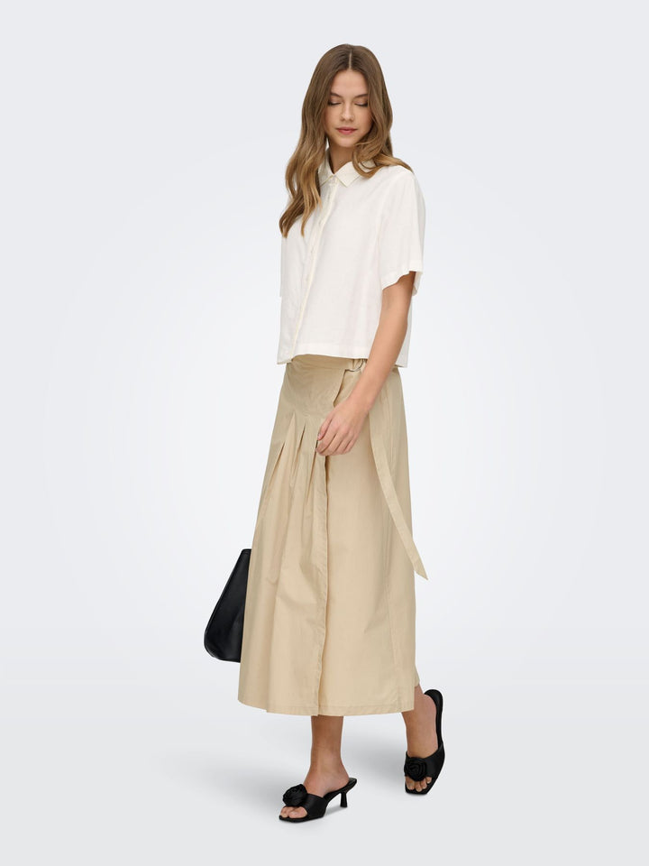 ONLGOA S/S LINEN BL SHIRT CC PNT