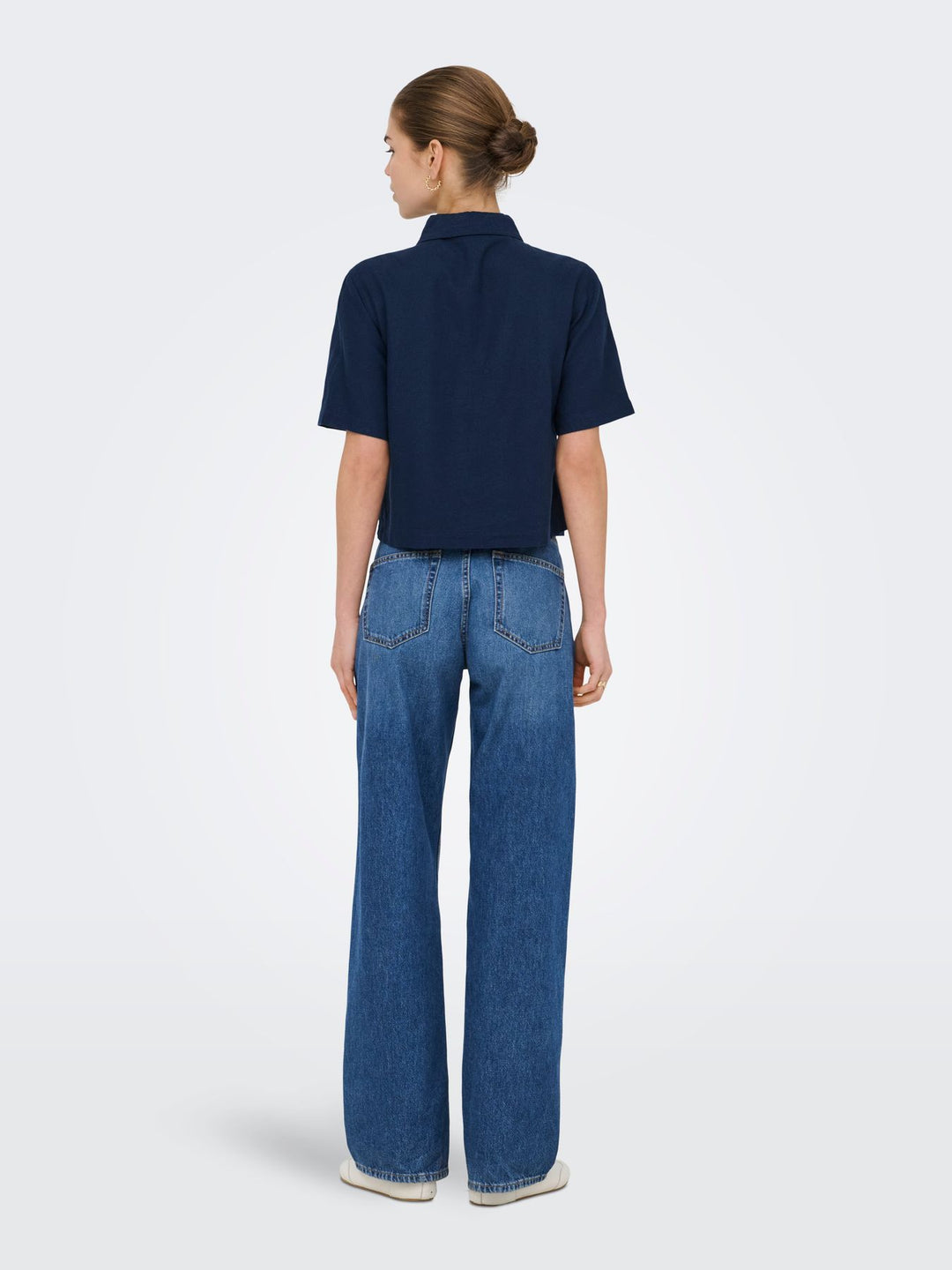 ONLGOA S/S LINEN BL SHIRT CC PNT