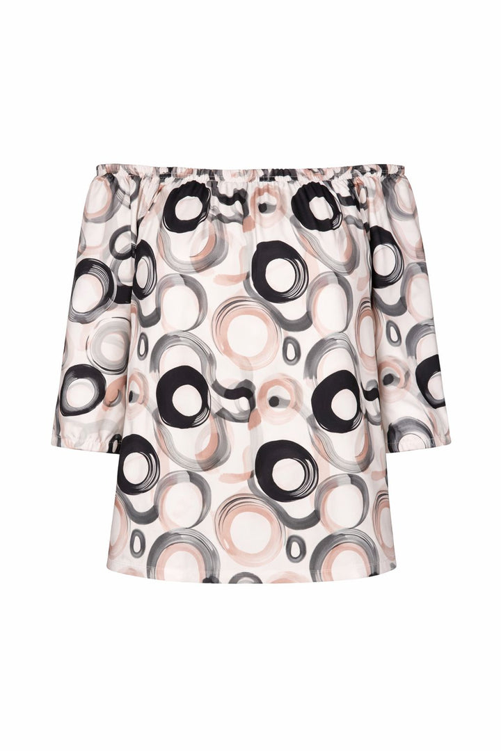 Carmen Shirt 3/4 Arm Damen Splash of Color