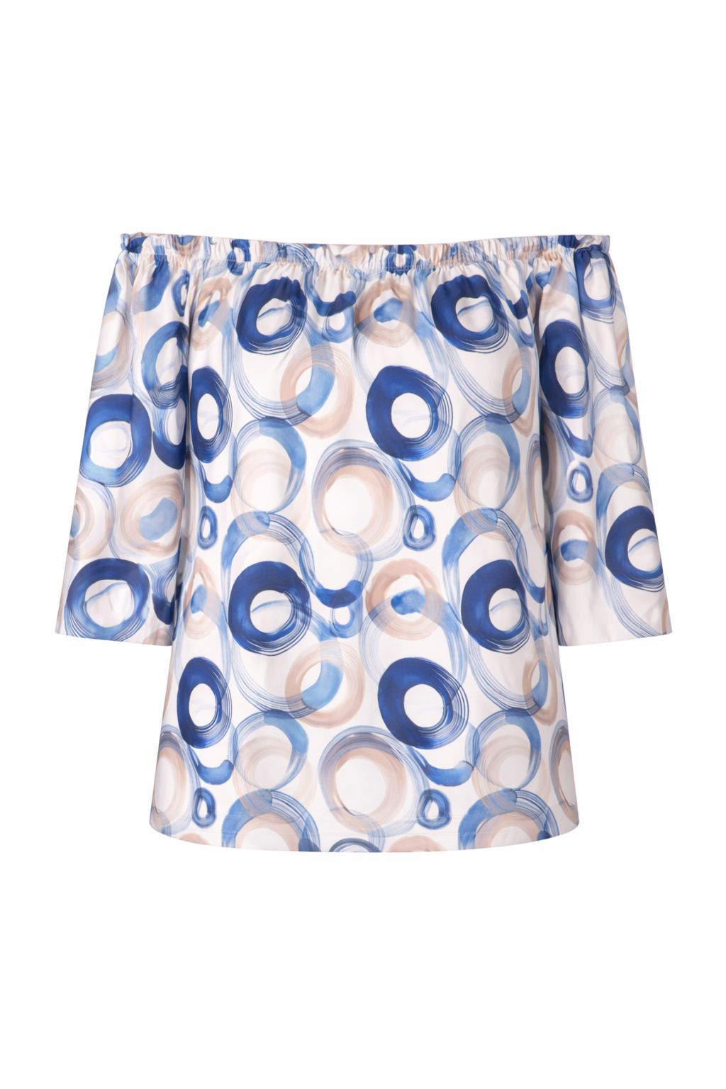 Carmen Shirt 3/4 Arm Damen Splash of Color