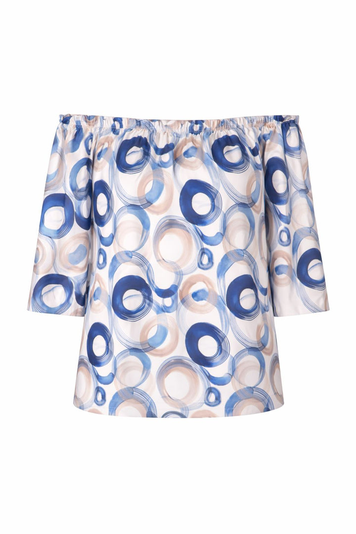 Carmen Shirt 3/4 Arm Damen Splash of Color