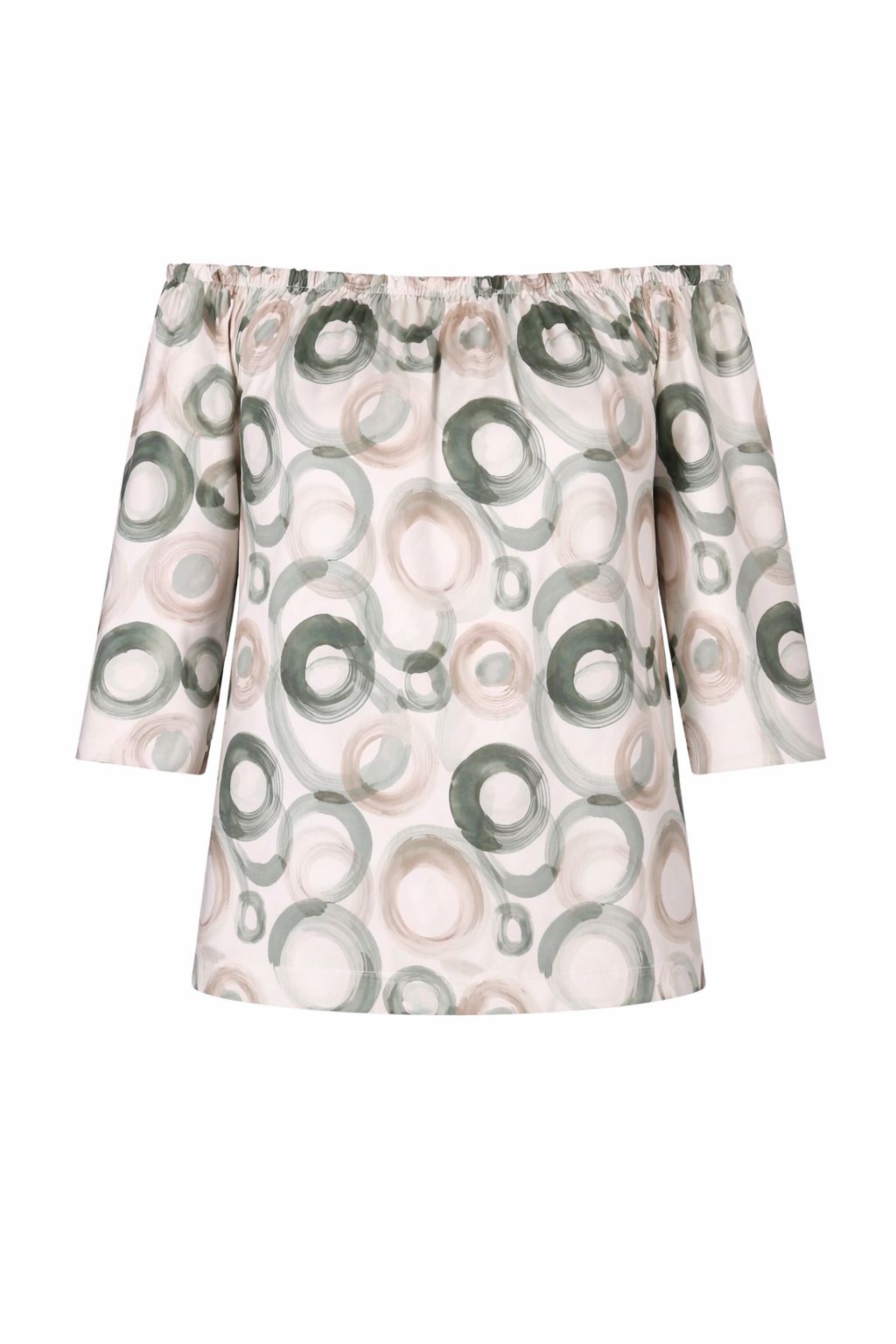 Carmen Shirt 3/4 Arm Damen Splash of Color